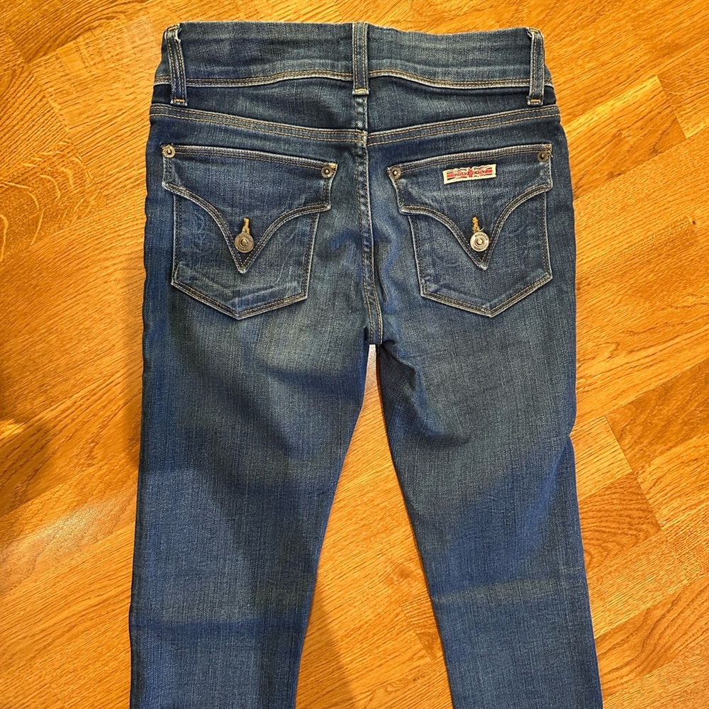 Hudson Jeans Dark Blue Straight Leg Women's Jeans